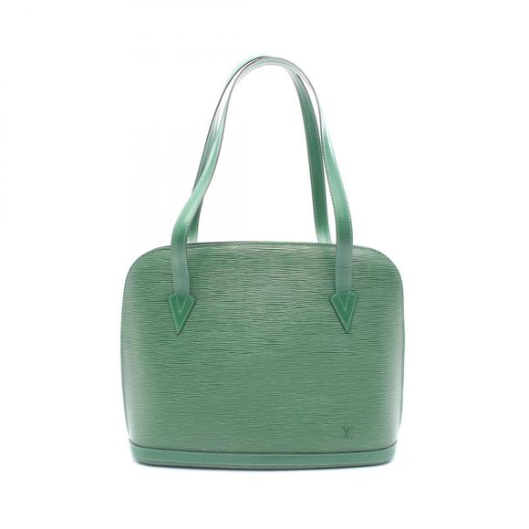 Louis Vuitton Borneo Shoulder Lussac Leather Epi Bag Green - Picture 1 of 8
